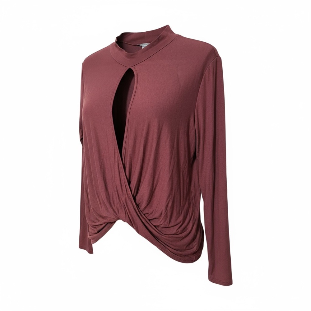 Mauve Draped Blouse